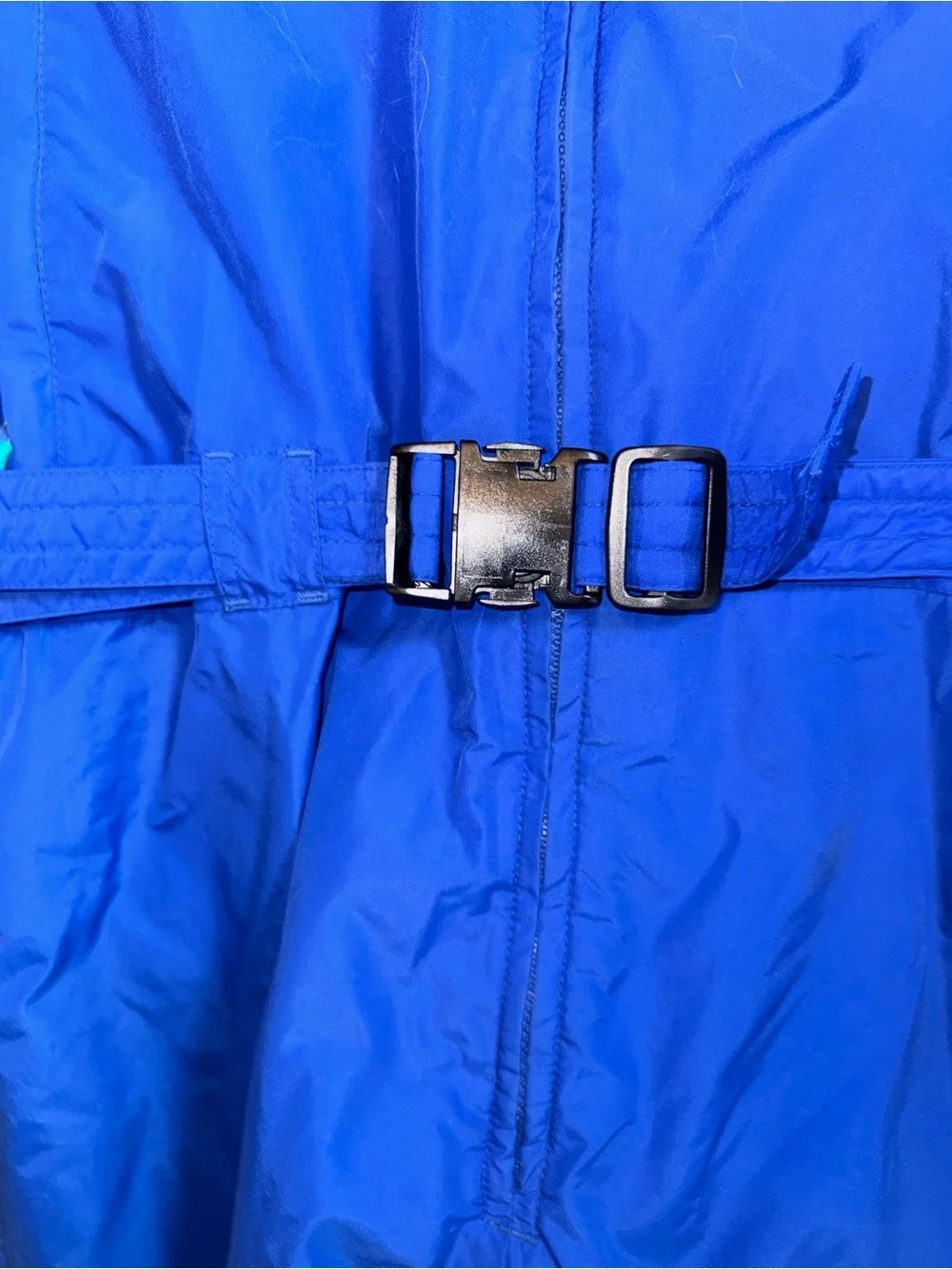 Columbia Vintage 90s Ski Snow Suit One Piece Men’s XL Blue Teal Snowsuit